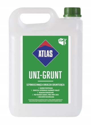 ATLAS UNI-GRUNT Szybkoschnąca emulsja gruntująca 10 kg
