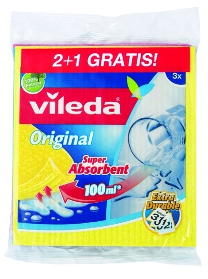 VILEDA pucerka gąbkowa a3szt op/18