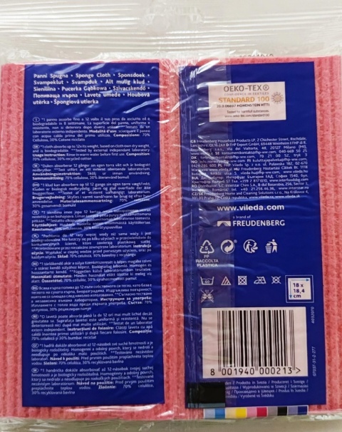 VILEDA pucerka gąbkowa a3szt op/18
