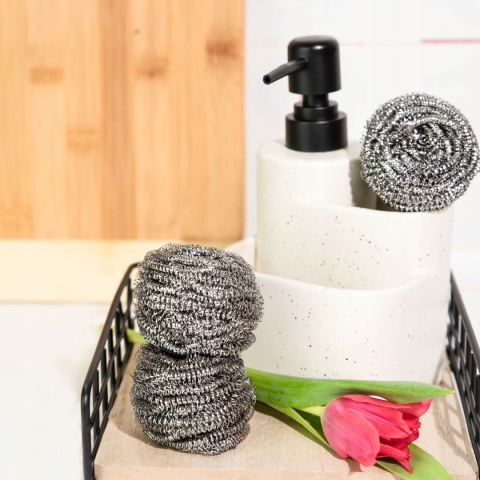 VILEDA zmywak stalowy Glitzi Spiral INOX 2+1 art. 160561/105176 op/20szt