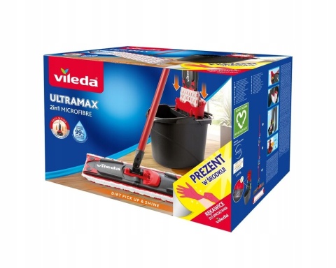 Vileda MOP ULTRAMAX BOX (MOP+WIADRO)+REKAWICE