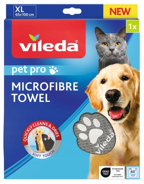 Vileda Pet Pro Ręcznik z mikrofibry XL op/7