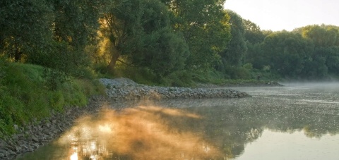 BISPOL, LETNI PORANEK ŚWIECA ZAPACHOWA TRÓJKOLOROWA W SZKLE