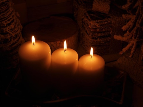 BISPOL ŚWIECA WALEC SW80/150-070 SZARA