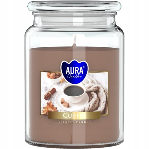 BISPOL ŚWIECA ZAP.SŁOIK Z WIECZ. SND99-89 KAWA