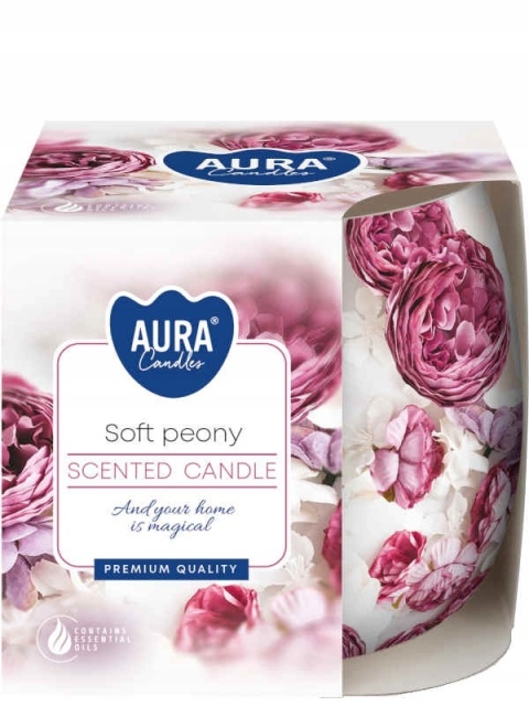 BISPOL ŚWIECA ZAPACH SN71S-62 DELIKATNA PIWONIA