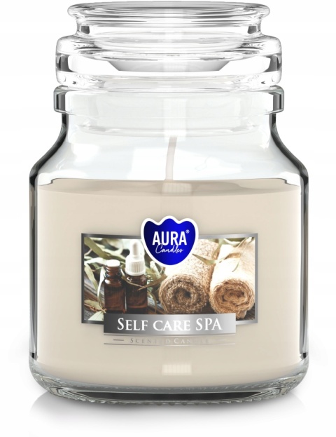 BISPOL ŚWIECA zapach mały słoik Self Care SPA