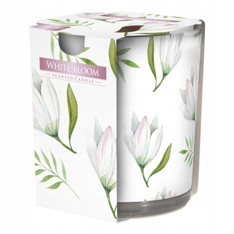 BISPOL ŚWIECA zapach white bloom - biały rozwkit