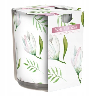 BISPOL ŚWIECA zapach white bloom - biały rozwkit