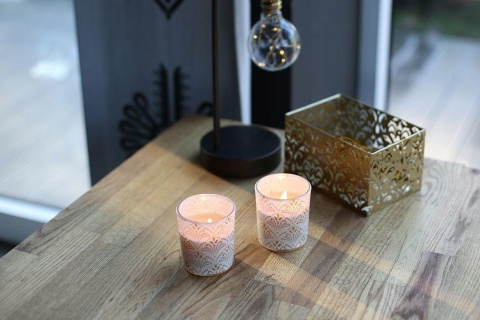 BISPOL ŚWIECA zapach white bloom - biały rozwkit