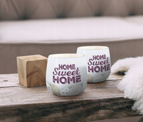 BISPOL, świeca zapachowa sweet home w szkle i w folii