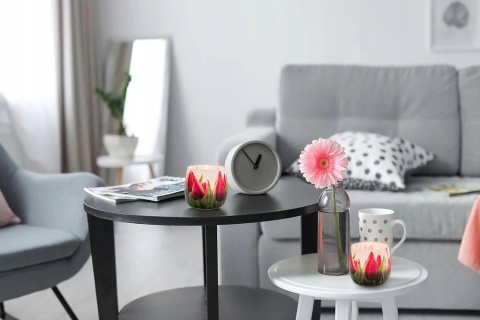 BISPOL, świeca zapachowa sweet home w szkle i w folii