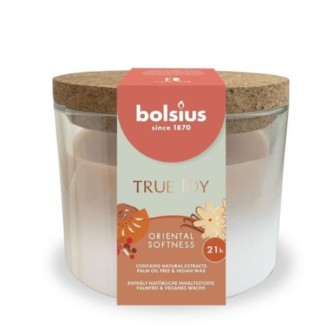 BOLSUS TRUE JOY ŚWIECA ZAPACHOWA W SZKLE 66/83 ORIENTAL SOFTNESS