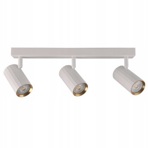 Lampa ścienno-sufit NICEA 3xGU10 biało-złota 1/10