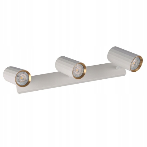 Lampa ścienno-sufit NICEA 3xGU10 biało-złota 1/10