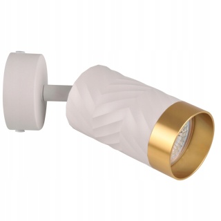 Lampa ścienno-sufitowa ARRAS 1xGU10 biało-złota