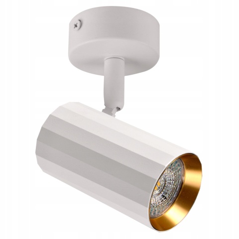 Lampa ścienno-sufitowa NICEA 1xGU10 biało-złota