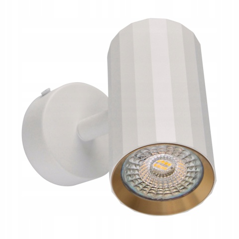 Lampa ścienno-sufitowa NICEA 1xGU10 biało-złota