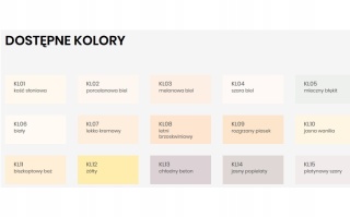 MAGNAT KOLOROWE LOVE farba plamoodporna KL03 melonowa biel 2,5L