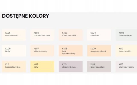 MAGNAT KOLOROWE LOVE farba plamoodporna KL03 melonowa biel 2,5L