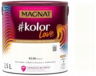 Śnieżka Magnat KLove KL06 biały 2,5L