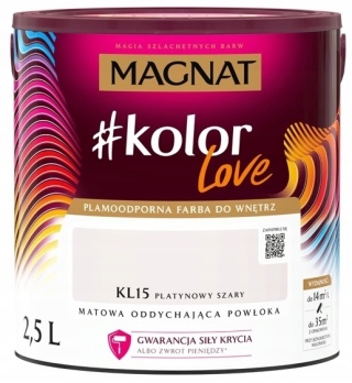 Śnieżka Magnat KLove KL15 platynowy szary 2,5L