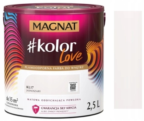 Śnieżka Magnat KLove KL17 jasnoszary 2,5L