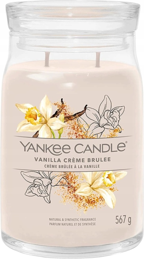 YC SIGNATURE - Świeca duża VANILLA CREME BRULEE