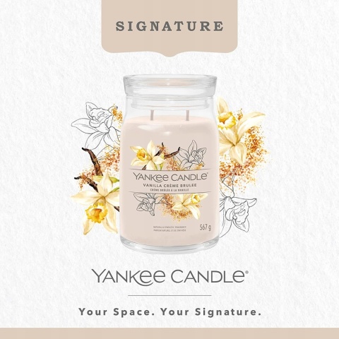 YC SIGNATURE - Świeca duża VANILLA CREME BRULEE