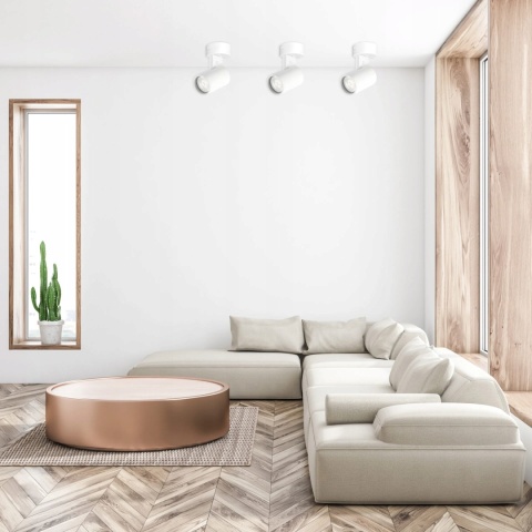 Lampa ścienno-sufit. LYNX 1xGU10 biała