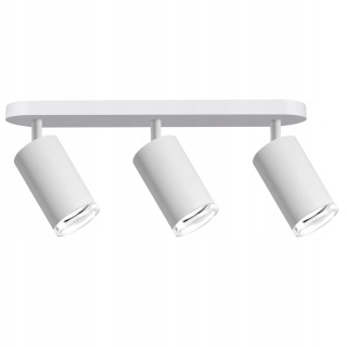 Lampa ścienno-sufit. TURYN 3xGU10 IP44 biała 1/10