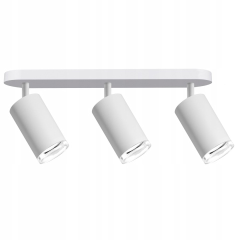 Lampa ścienno-sufit. TURYN 3xGU10 IP44 biała 1/10