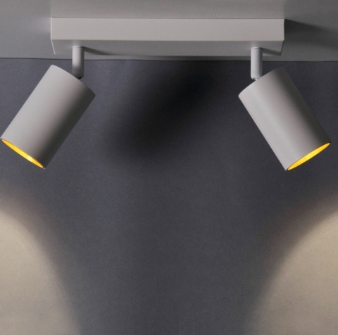 Lampa ścienno-sufitowa MARIBEL 2xGU10 biało-złota