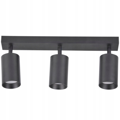 Lampa ścienno-sufitowa MARIBEL 3xGU10 czarno-złota