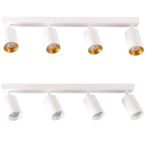 Lampa ścienno-sufitowa MARIBEL 4xGU10 biało-złota