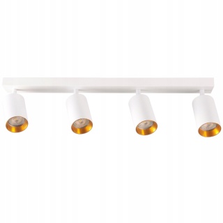 Lampa ścienno-sufitowa MARIBEL 4xGU10 biało-złota