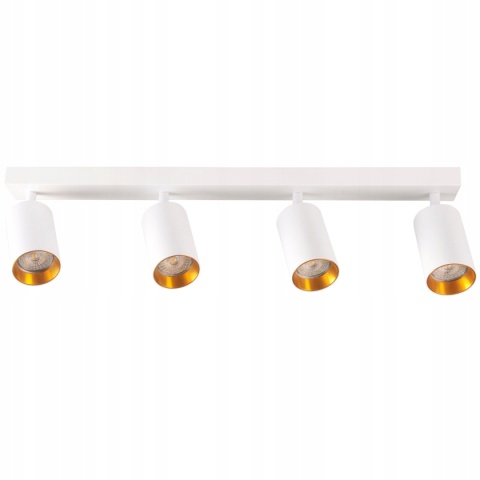 Lampa ścienno-sufitowa MARIBEL 4xGU10 biało-złota