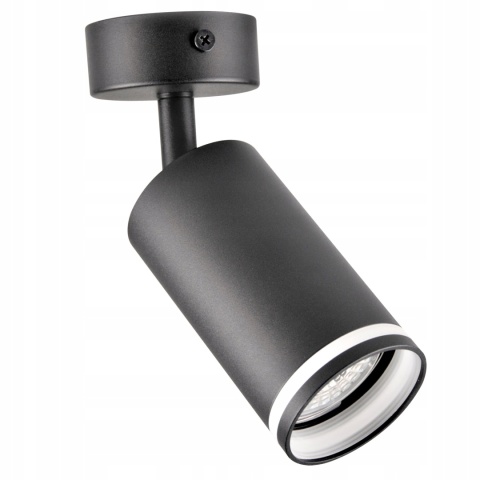 Lampa ścienno-sufitowa PARIS 1xGU10 czarny 1/50