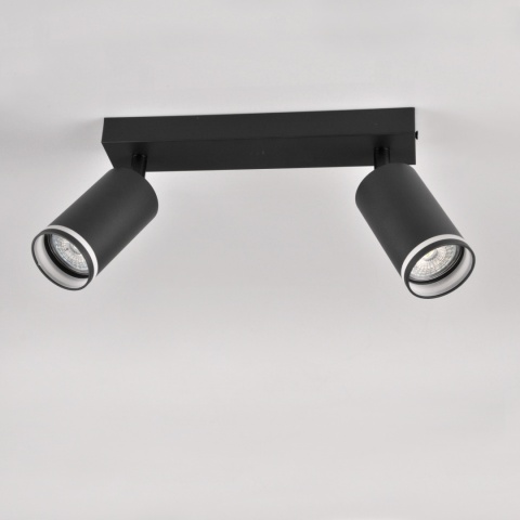 Lampa ścienno-sufitowa PARIS 2xGU10 czarny 1/20