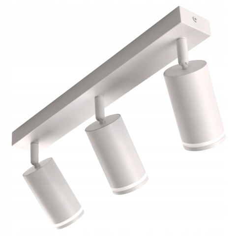 Lampa ścienno-sufitowa PARIS 3xGU10 biały 1/10