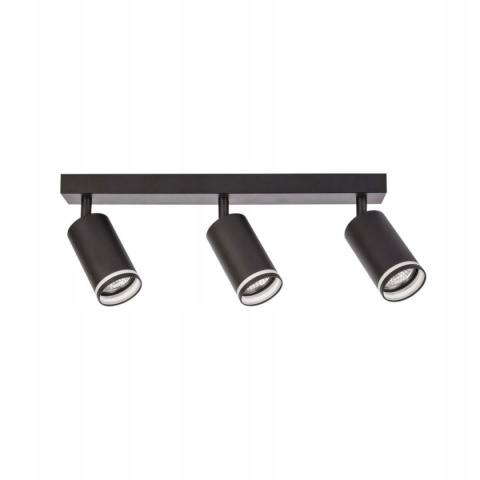 Lampa ścienno-sufitowa PARIS 3xGU10 czarny 1/10
