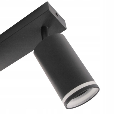 Lampa ścienno-sufitowa PARIS 3xGU10 czarny 1/10