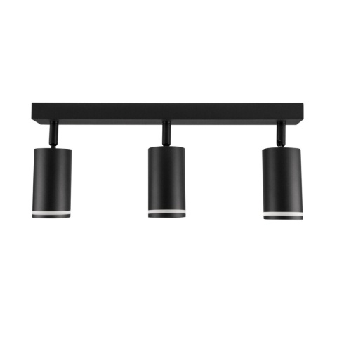 Lampa ścienno-sufitowa PARIS 3xGU10 czarny 1/10
