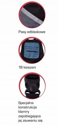 OGRODNICZKI CZAR-SZAR-TURK. Z PASAMI ODBLASK.,3XL,CE,LAHTI