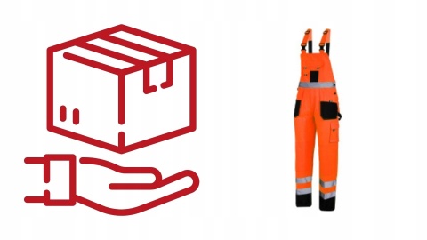 OGRODNICZKI OSTRZEGAWCZE CZARNO-POMARAŃCZOWE 2XL LAHTI PRO