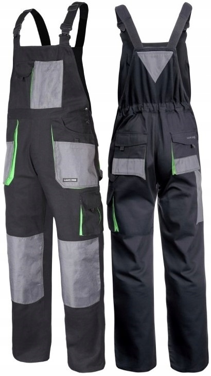 Spodnie Ogrodniczki Zielone 100% Bawełna, Rozmiar S