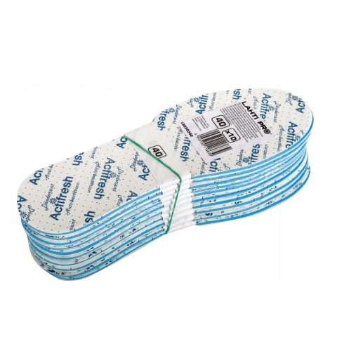 WKŁADKI DO BUTÓW ANTYBAKTERYJNE, 1 PARA, 42, LAHTI