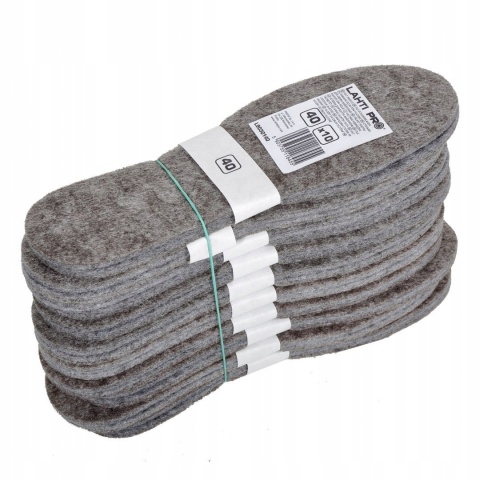 WKŁADKI DO BUTÓW FILCOWE, 43, LAHTI