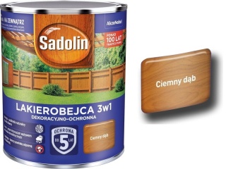 AKZO NOWY SADOLIN LAKIEROBEJCA 3W1 CIEMNY DĄB 0,7L