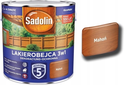 AKZO NOWY SADOLIN LAKIEROBEJCA 3W1 MAHOŃ 0,7L
